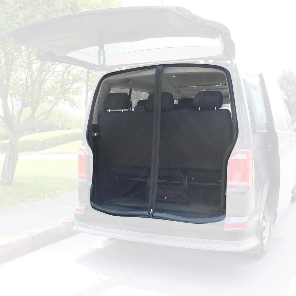 Stores Thermiques Pour Peugeot Traveller (2017+) - Ensemble Complet + Hayon - Noir Réversible, Isolation été/hiver