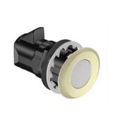 BOUTON DE PORTE PUSH LOCK OVAL 33X38mm CHROME/LAITON