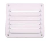 GRILLE VENTILATION RECTANGLE 142x127mm BLANCHE