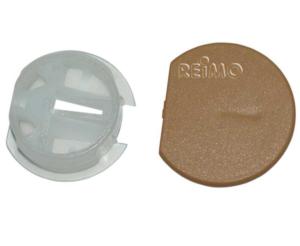50 CAPUCHONS CACHE VIS 25MM BRUN CLAIR