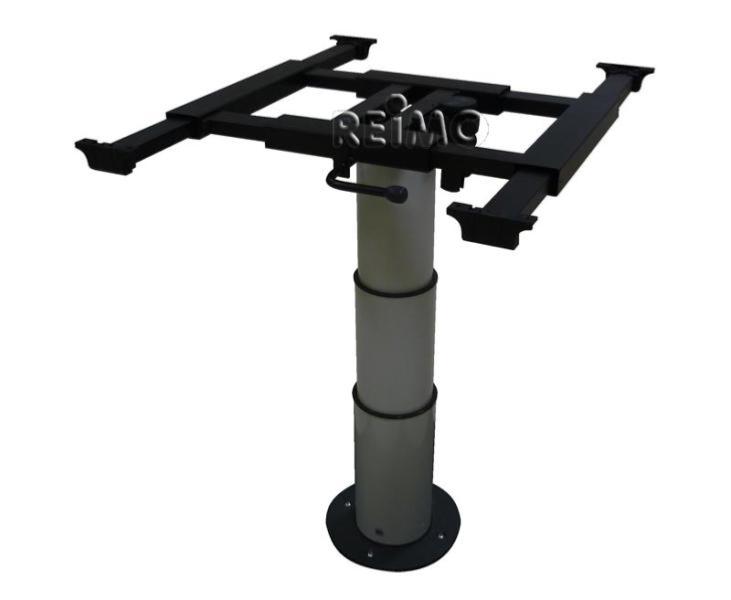 BEL•5451Lot de 2 Pieds de table télescopique Professionnel - Support de  Table de Travail Pied de Table Noir 710 mm - 1100 mm