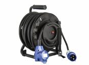 TOURET RALLONGE ELECTRIQUE 25M - CEE MALE et 1 Schuko/1 CEE femelle