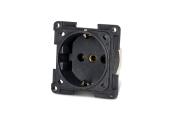PRISE SCHUKO 230V SERIE PRESTO 2000 NOIR MAT