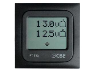 PANNEAU NUMERIQUE TEST 2 BATTERIES GRIS - CBE PT 632/G