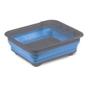 EGOUTTOIR PLIANT EN SILICONE BLEU KAMPA 37x32x13cm