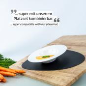 Assiette en porcelaine magnétique Silwy, set de 2 