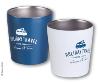 LOT DE 2 VERRES / TASSES INOX 220ml HOLIDAY TRAVEL