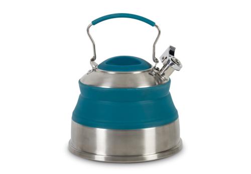 BOUILLOIRE SILICONE PLIABLE CARLA 2L BLEU PETROLE