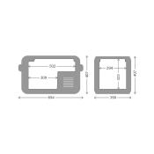 GLACIERE / CONGELATEUR A COMPRESSION DOMETIC CFX5 35 - 12/24/230V 