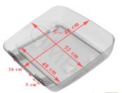 CAPOT DE REMPLACEMENT pour MINI HEKI plus avec ventilation forcée