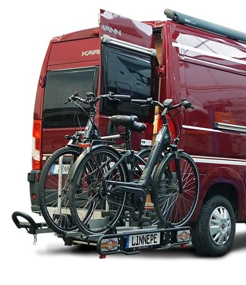 Porte vélo modulable Linnepe - Porte-vélos Camping-car : les meilleures  solutions pour le portage de vos vélos - Linertek