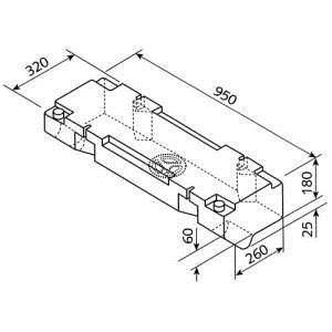 RÉSERVOIR FUSION EV 1003 - 45 L - POUR VW T2 / T3