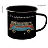 TASSE A CAFE EMAILLEE NOIRE - VW COLLECTION