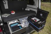 AMENAGEMENT AMOVIBLE REIMO CampingBox VW spéciale pour Van - 119x62 x H 45 cm 