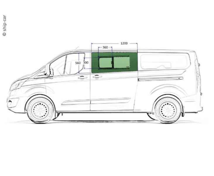 ford transit custom camping car reimo