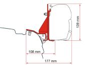 ADAPTATEUR pour MULTIRAIL REIMO T5 ou T6 pour Fiamma F45S/F43