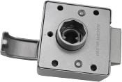 SERRURE DE PORTE METALLIQUE 66 mm x 46 mm CARALOC