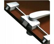 POIGNEE PORTE TOILETTE 3 POINTS CHROME 2x80 cm Maxi