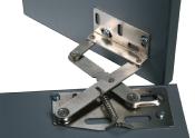 CHARNIERE CISEAU ARTICULEE POUR PORTE PLACARD - 2 pièces