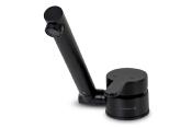 ROBINET MITIGEUR NOIR MAT PLIANT CARBEST BEC ORIENTABLE 165mm