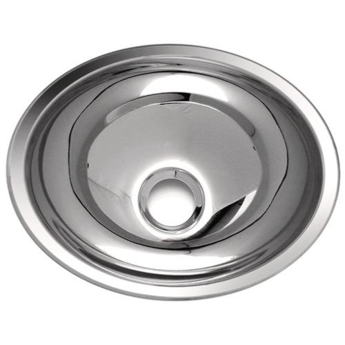 LAVABO ENCASTRABLE OVAL EN INOX 34 X 27 cm