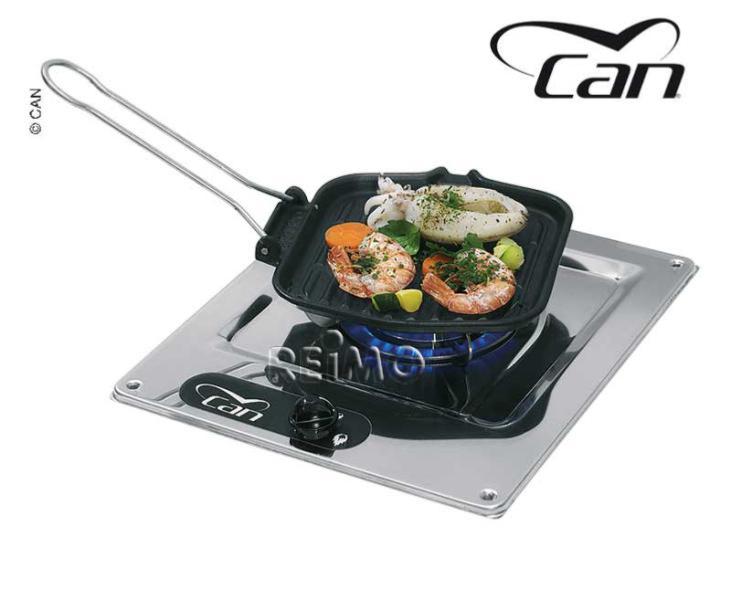 Plaque de cuisson en inox - 1 feu