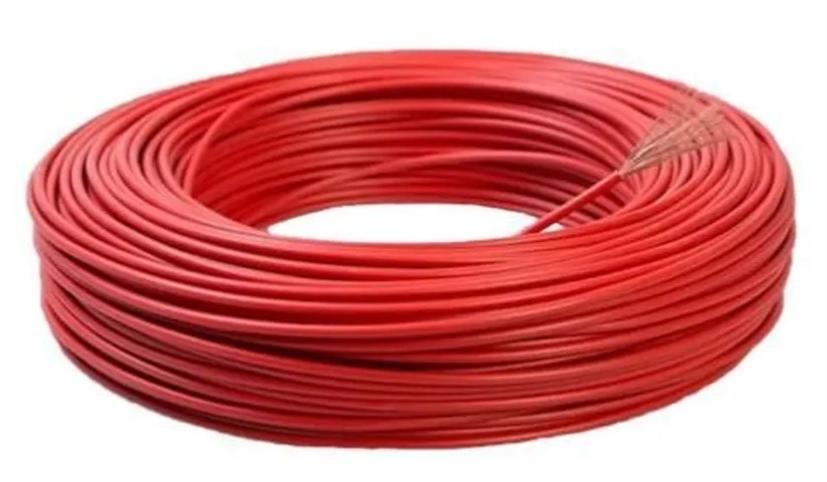 5 m Cable souple rouge 10mm2 multibrin pour cablage des systèmes