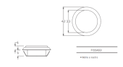 PETIT SPOT ENCASTRABLE 6 LEDS - INCASSI HT42