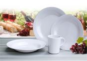 SET DE VAISSELLE ANTIDERAPANT EN MELAMINE MONACO - 4 PERSONNES