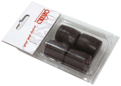 EMBOUTS DE RECHANGE NOIRS POUR PIEDS DE TABLE CRESPO (4 pièces)