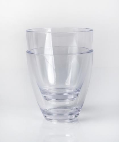 2 VERRES A EAU EMPILABLES 315ml SAN ESTELLA