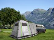 AUVENT INDEPENDANT A FIBRE ARRIERE REIMO UNI VAN 2 - 240x240cm hauteur 180-220cm