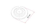 COUPELLES DE VERINS FIAMMA (4 PIECES)