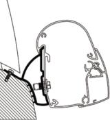 Adaptateur pour store Omnistor 5102 VW T5/T6 Minivan Fixed LHD