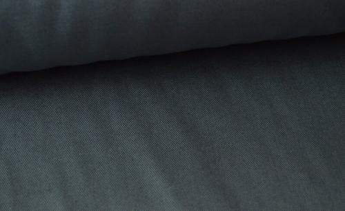 TISSU 100% COTON SERGE - COLORIS GRIS ANTHRACITE - Laize 150cm, au mètre