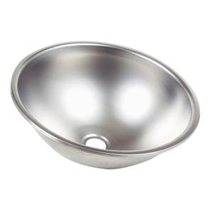 LAVABO DOMETIC ENCASTRABLE ROND Ø30 cm - EN INOX MAT 