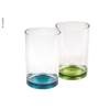 LOT DE 2 VERRES TARIFA- 350ML- VERT-BLEU