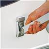 SUPPORT MURAL ALUMINIUM POUR FIXATION PIEDS DE MARQUISES FIAMMA