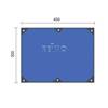 TOILE ABRI SOLAIRE - TARP MAUI 4.3 (4x3m) BLEU