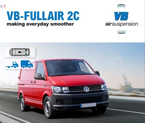 SUSPENSION PNEUMATIQUE VB-FULLAIR 2C pour ESSIEU ARRIERE VW T6 / T6.1