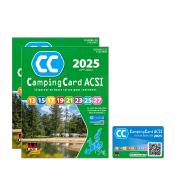 ACSI - GUIDE CAMPING + CARTE ACSI 2025 FR