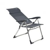 FAUTEUIL CLASSIC CRESPO GRIS AVEC APPUI-TÊTE REGLABLE