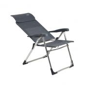 FAUTEUIL CLASSIC CRESPO GRIS AVEC APPUI-TÊTE REGLABLE