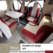 HOUSSES SIEGES AVANT BANCAREL POUR PROFILE DUCATO 2006-2015 - BEIGE 