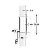 SPOT LED DESIGN A ENCASTRER AVEC DETECTEUR DE MOUVEMENT 53mm