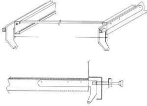 ADAPTATEUR CHASSIS CAMPING CAR ALCOVE OU INTEGRE - PORTE MOTO CATE