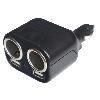 MULTIPRISE 12V - MALE 20MM/2 SORTIES FEMELLE 20MM+2 USB