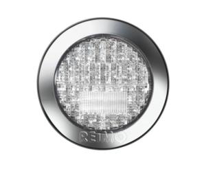 FEUX A LED JOKON L735 avec ENJOLIVEUR CHROME BRILLANT - ANTIBROUILLARD + FEU RECUL