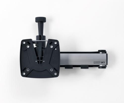 SUPPORT ECRAN MURAL SKY 12N TFT avec verrou, plaque de dégagement rapide, bras 200mm