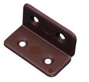 CHARNIERE PLATE A FILM 40mm BRUN - BOITE DE 4 PIECES